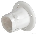 Osculati - Cuffia e ghiera passacavi PVC nera